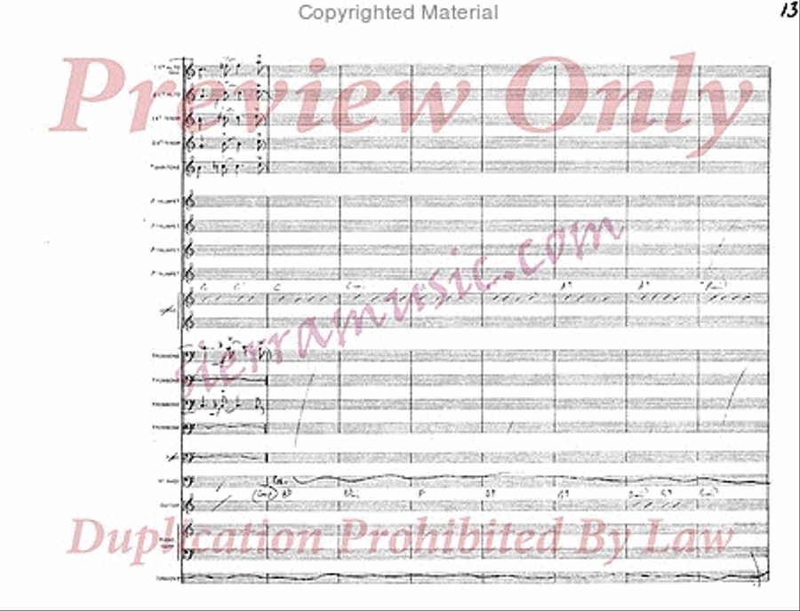 Invention For Guitar And Trumpet Jazz Ensemble scores gallery preview page 14