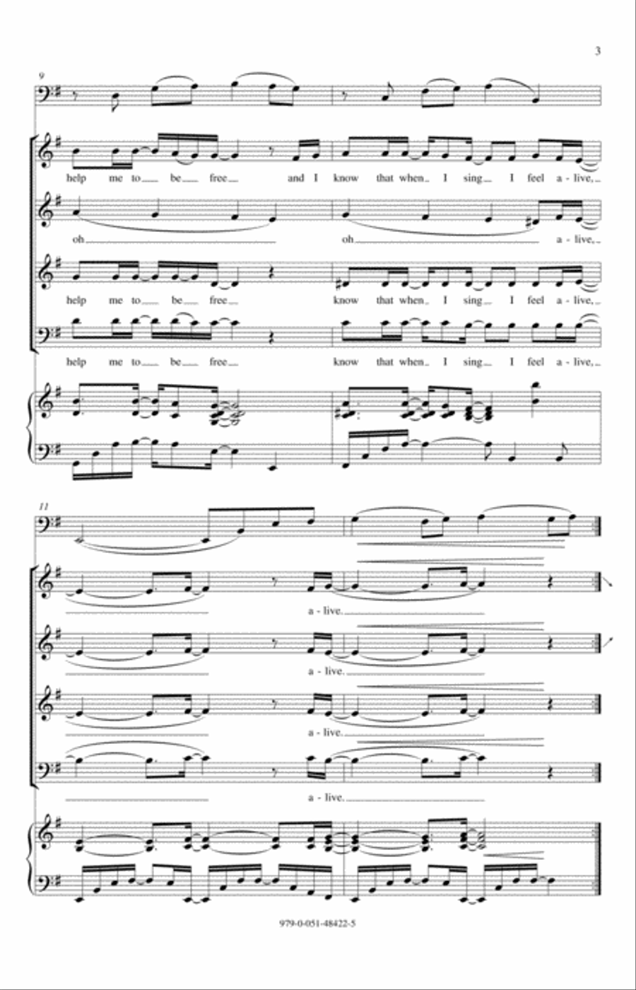 Mimi Kukubali Wewe 4-Part scores gallery preview page 3