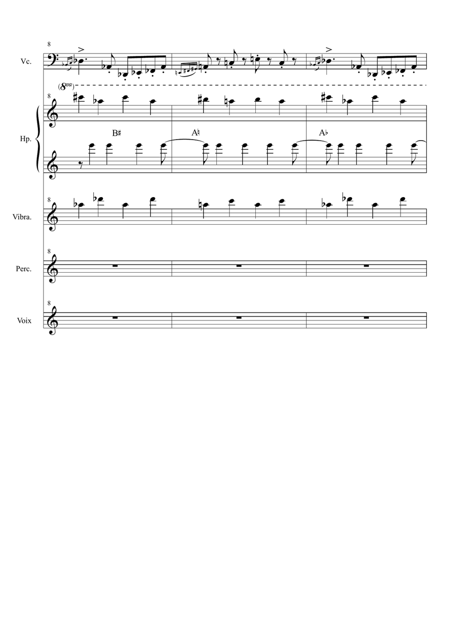 Voyage to Luggnagg (from Gulliver's Travels), for young musicians - score and parts Choir scores gallery preview page 3