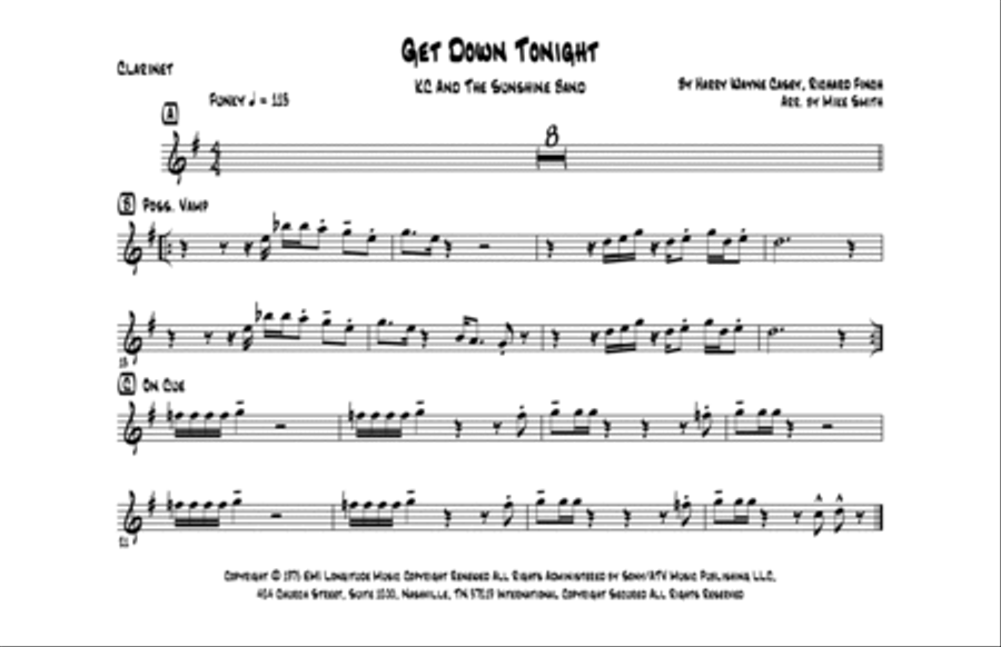 Get Down Tonight Get Down Tonight Marching Band scores gallery preview page 5
