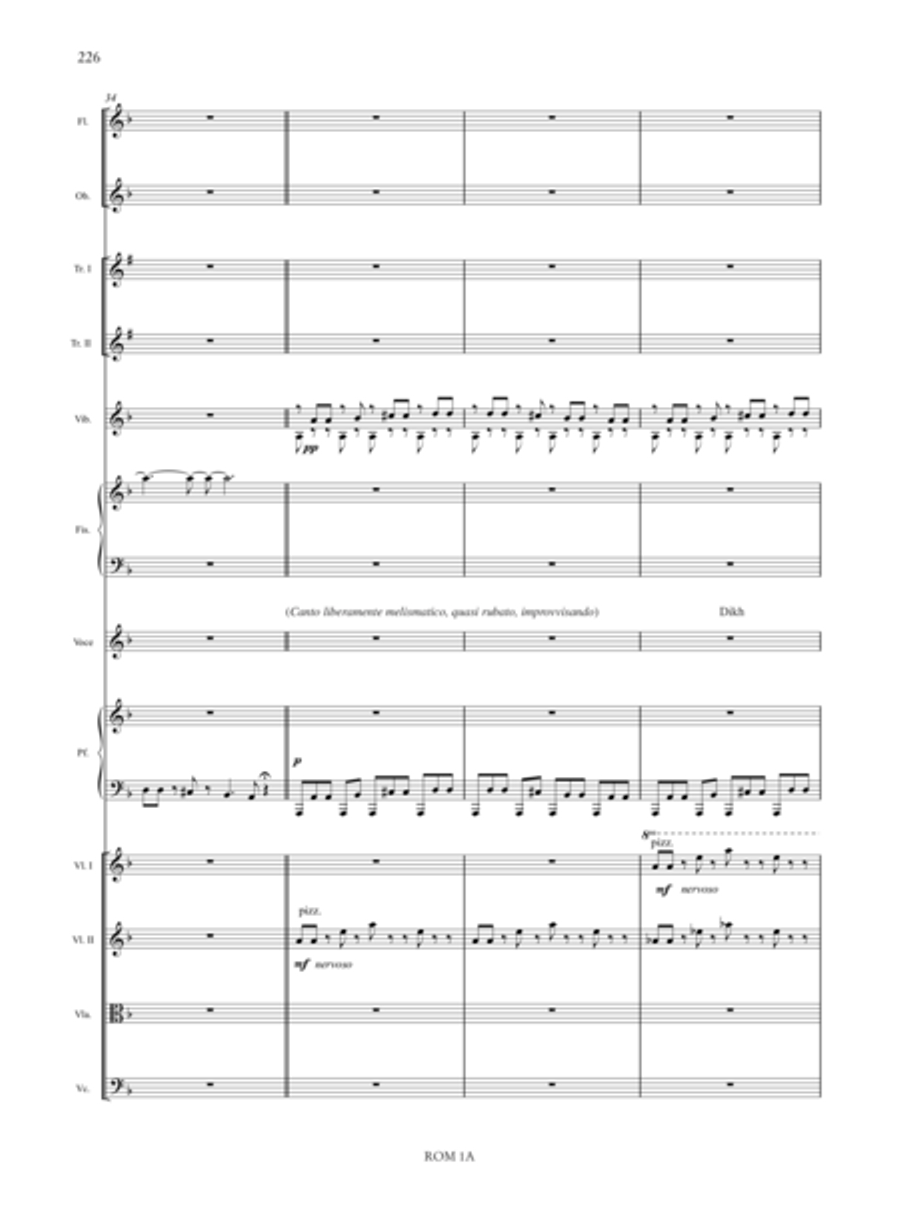Romanó Drom (Romany Caravan) for Accordion, Voice and Orchestra Orchestra scores gallery preview page 69