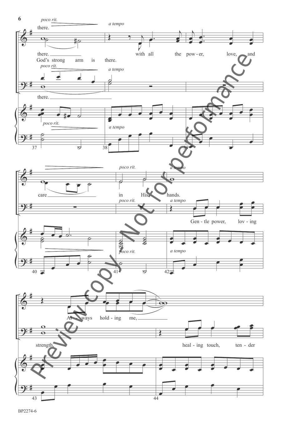 In His Hands In His Hands 4-Part scores gallery preview page 7