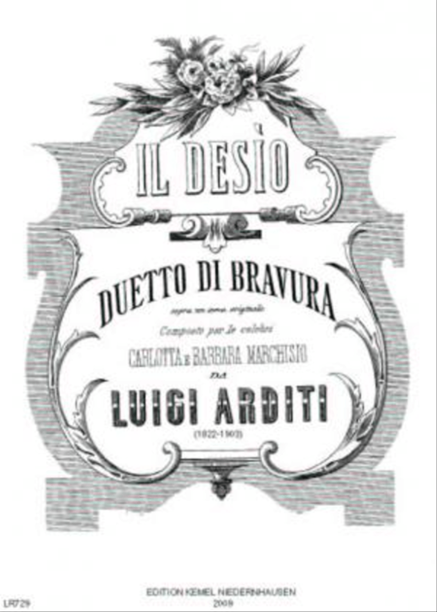 Il desio Il desio Alto Voice scores gallery preview page 1