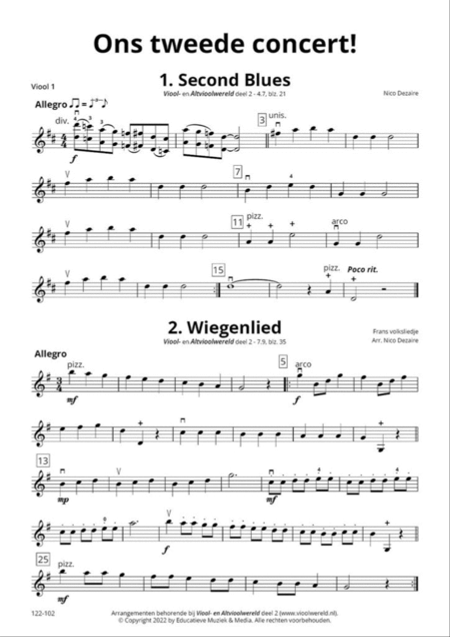 Ons tweede concert! String Orchestra scores gallery preview page 6