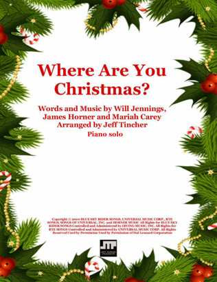 Book cover for Where Are You Christmas?