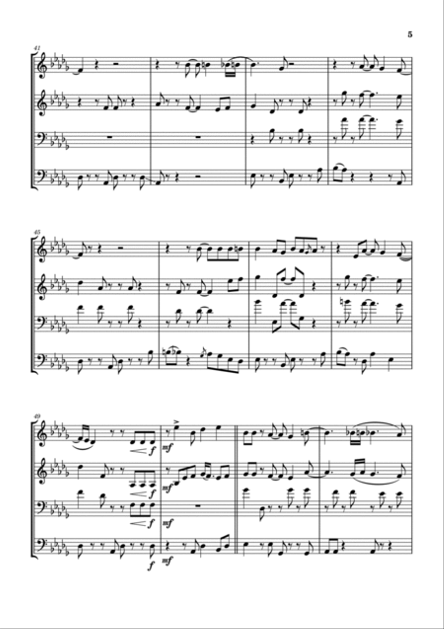 Look Easy Look Easy Brass Ensemble scores gallery preview page 6
