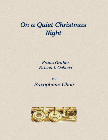 On a Quiet Christmas Night for Saxophone Choir image number null