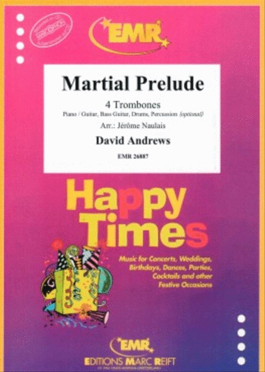 Martial Prelude Trombone Quartet scores gallery preview page 1