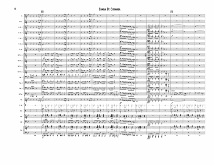 Samba De Caramba Jazz Ensemble scores gallery preview page 6