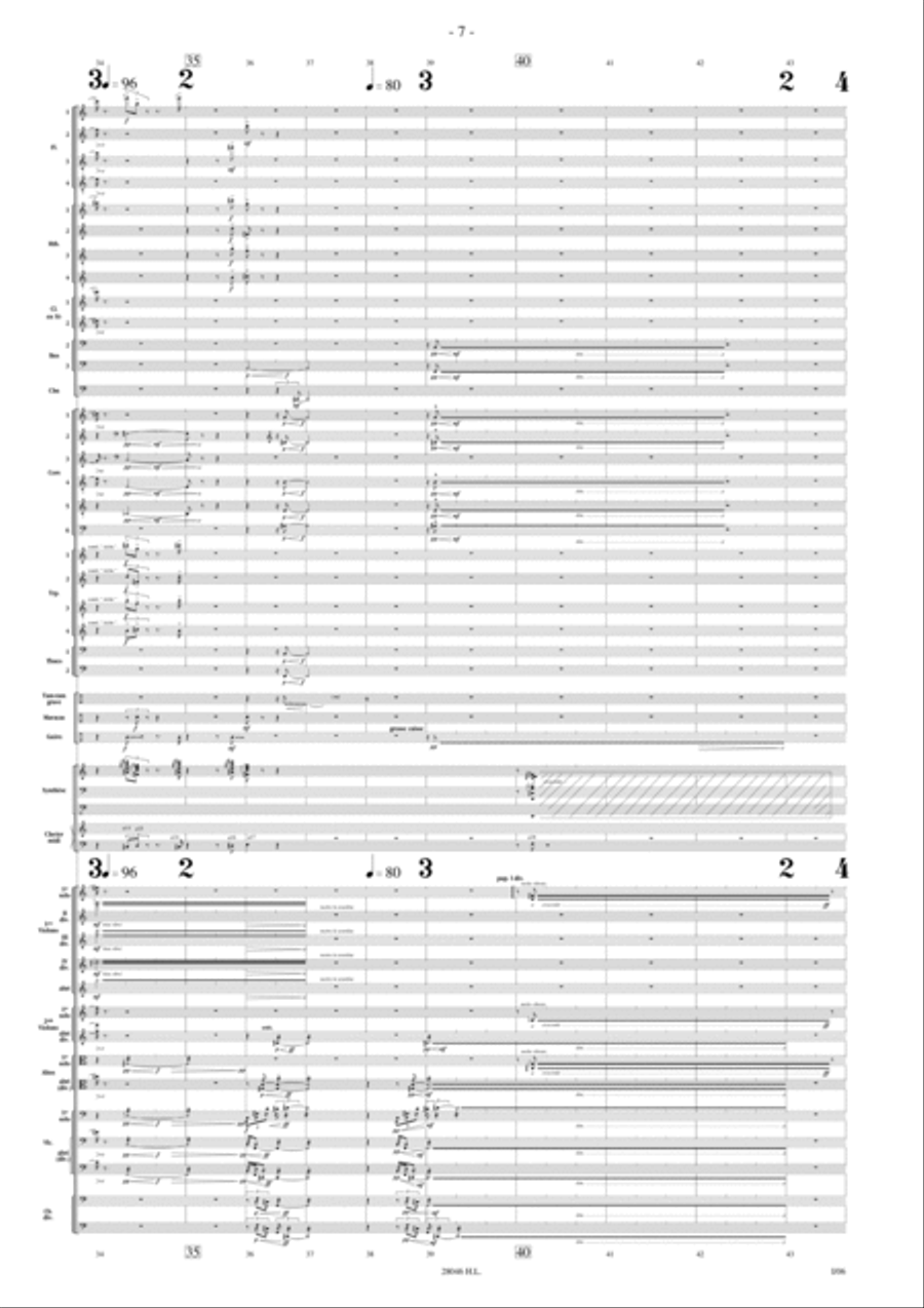 Terre D'Ombre Terre D'Ombre Orchestra scores gallery preview page 7