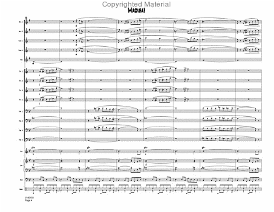 Madiba Jazz Ensemble scores gallery preview page 7