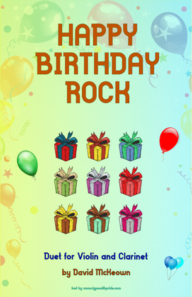 Happy Birthday Rock, for Violin and Clarinet Duet