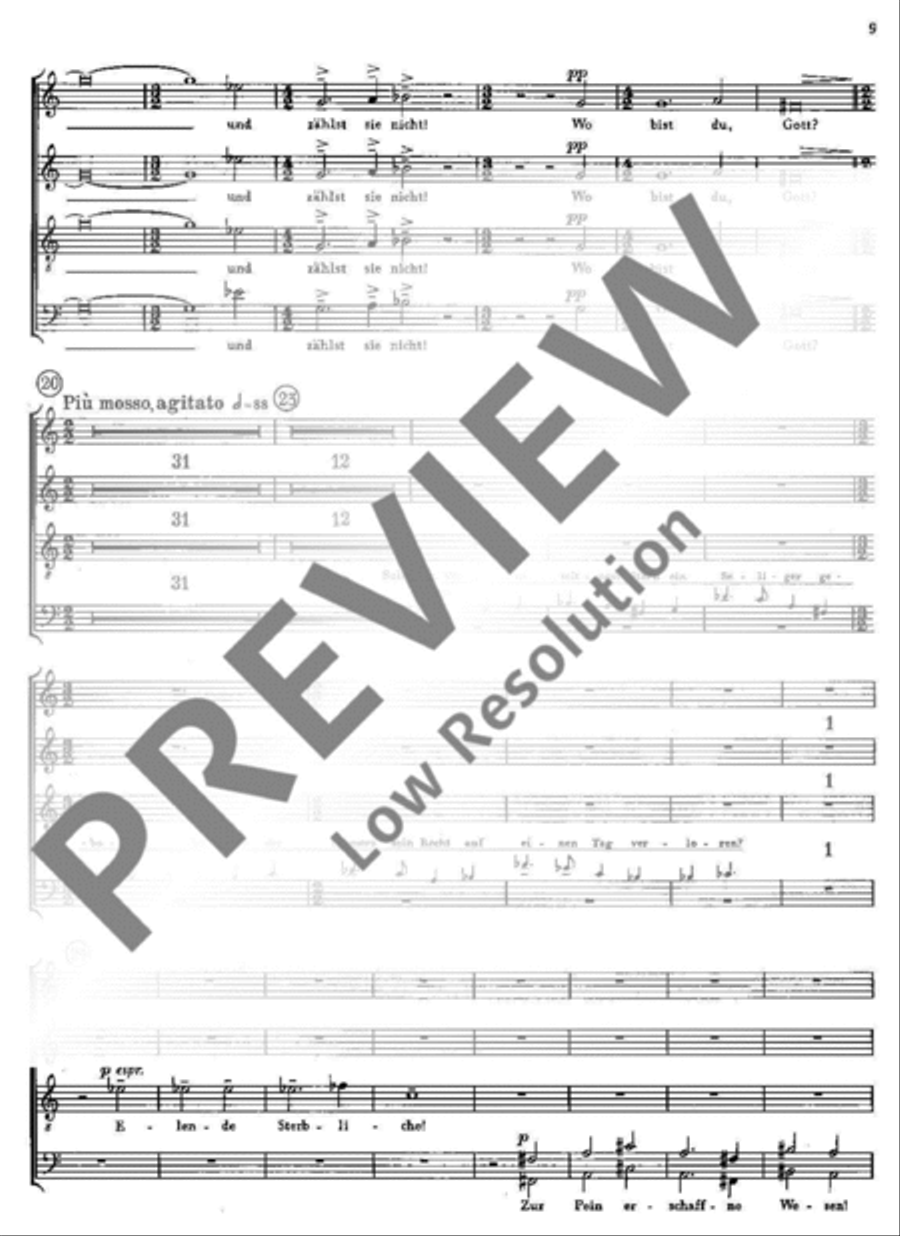Kantate Nr. 8 4-Part scores gallery preview page 8