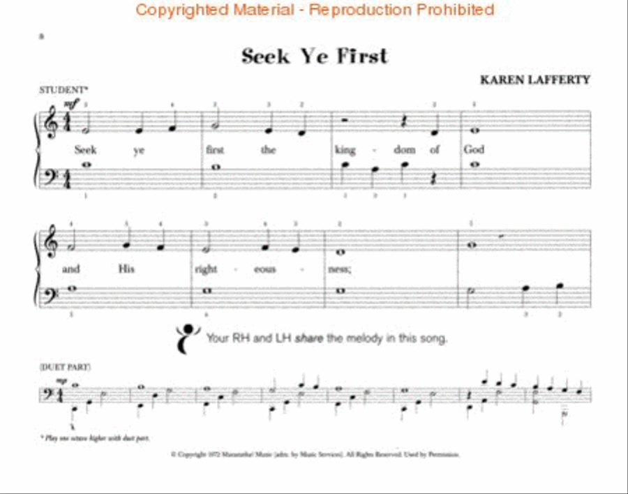Music in Me - Praise & Worship Level 1 Piano Method scores gallery preview page 3