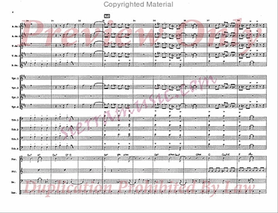 St. Thomas Big Band scores gallery preview page 5