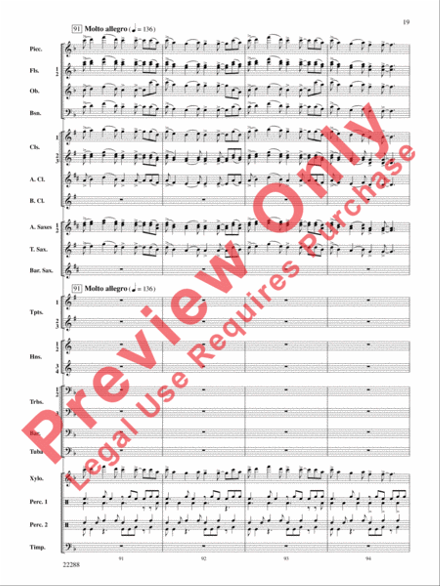 Mandjiani Concert Band scores gallery preview page 20