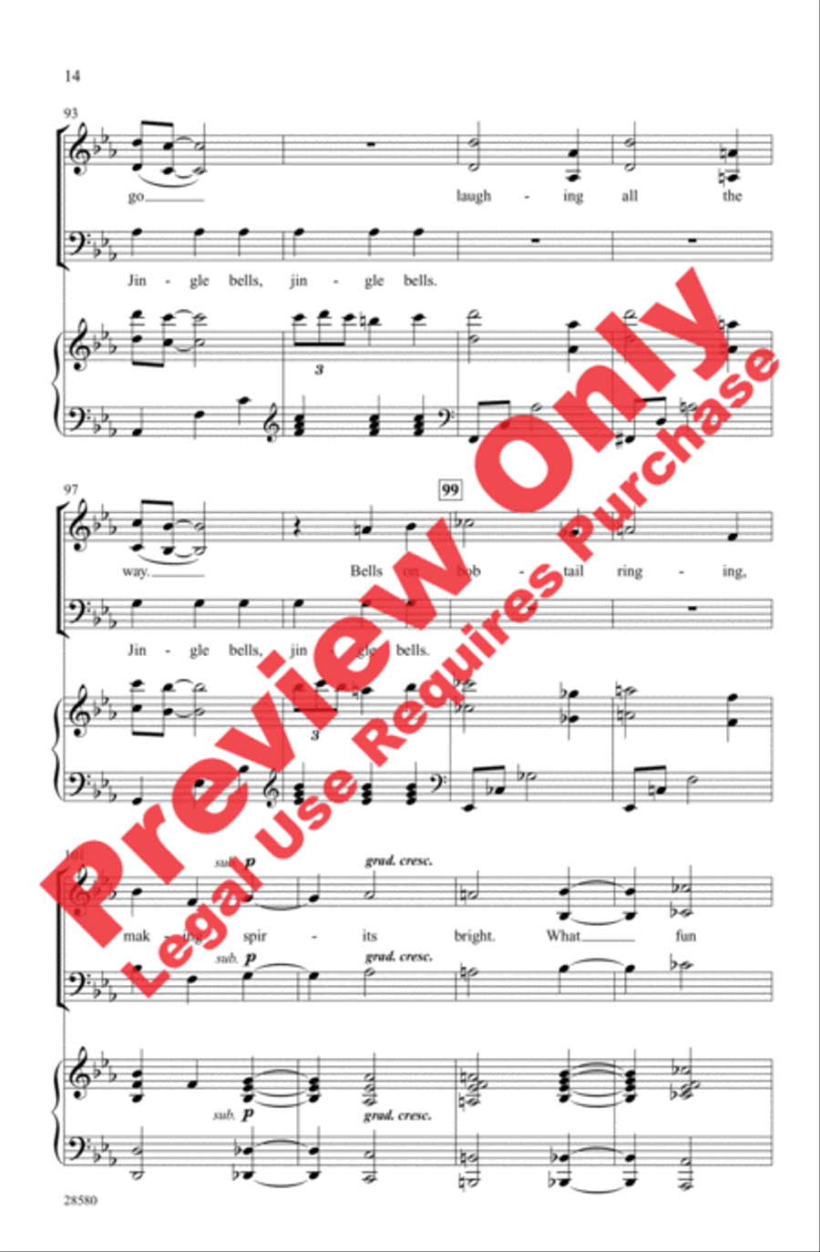 Nutcracker Jingles 3-Part scores gallery preview page 13