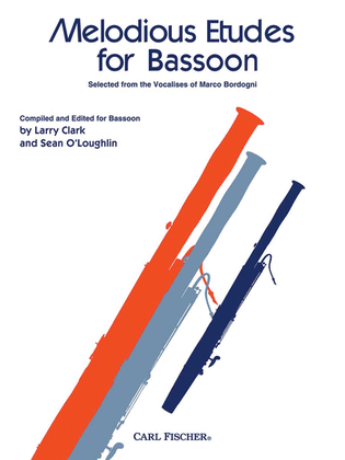 Book cover for Melodious Etudes For Bassoon