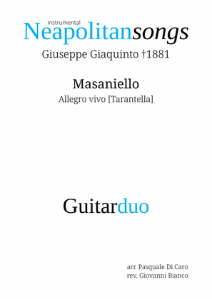 Book cover for Masaniello