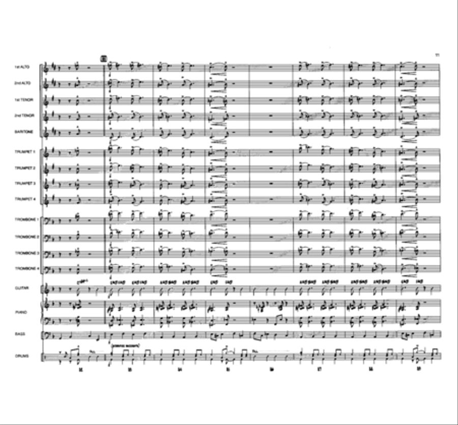 It Might As Well Be Swing Jazz Ensemble scores gallery preview page 12