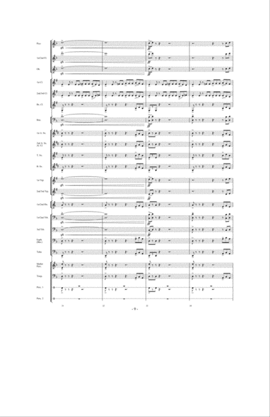 Apollo: Myth and Legend Concert Band scores gallery preview page 8