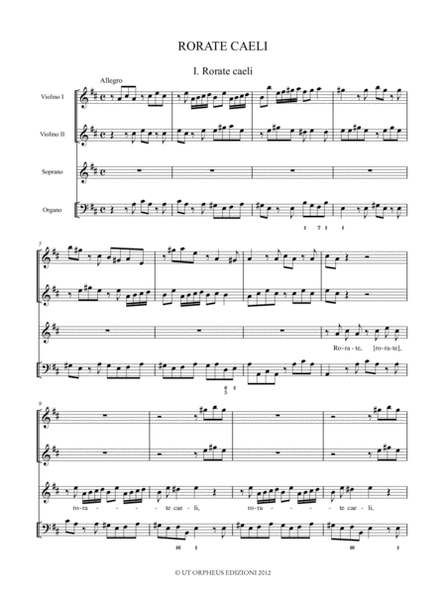 Mottetti Sacri ad una, due, tre e quattro voci con Violini per ogni tempo (Napoli 1702). Critical Edition