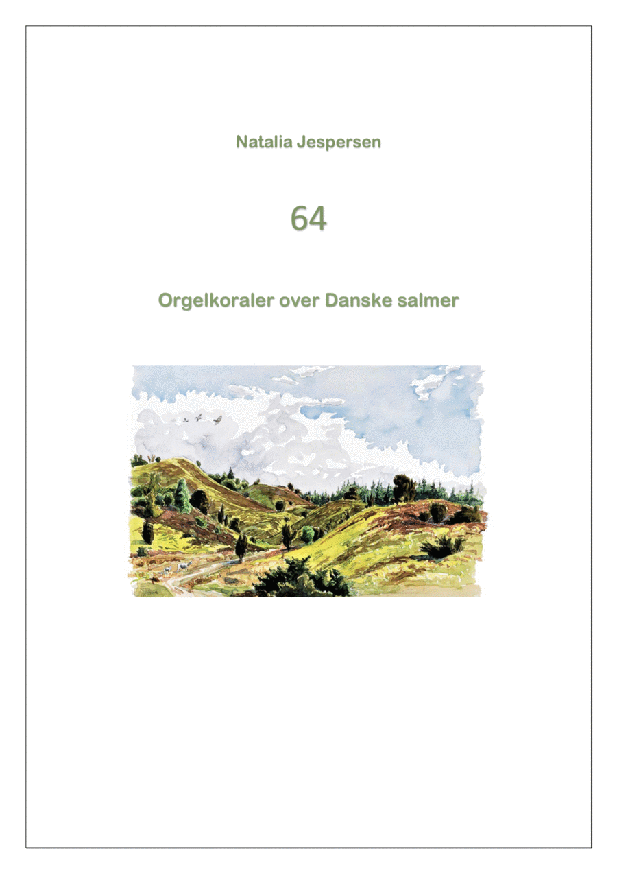Orgelkoraler over Danske salmer Organ Solo scores gallery preview page 1