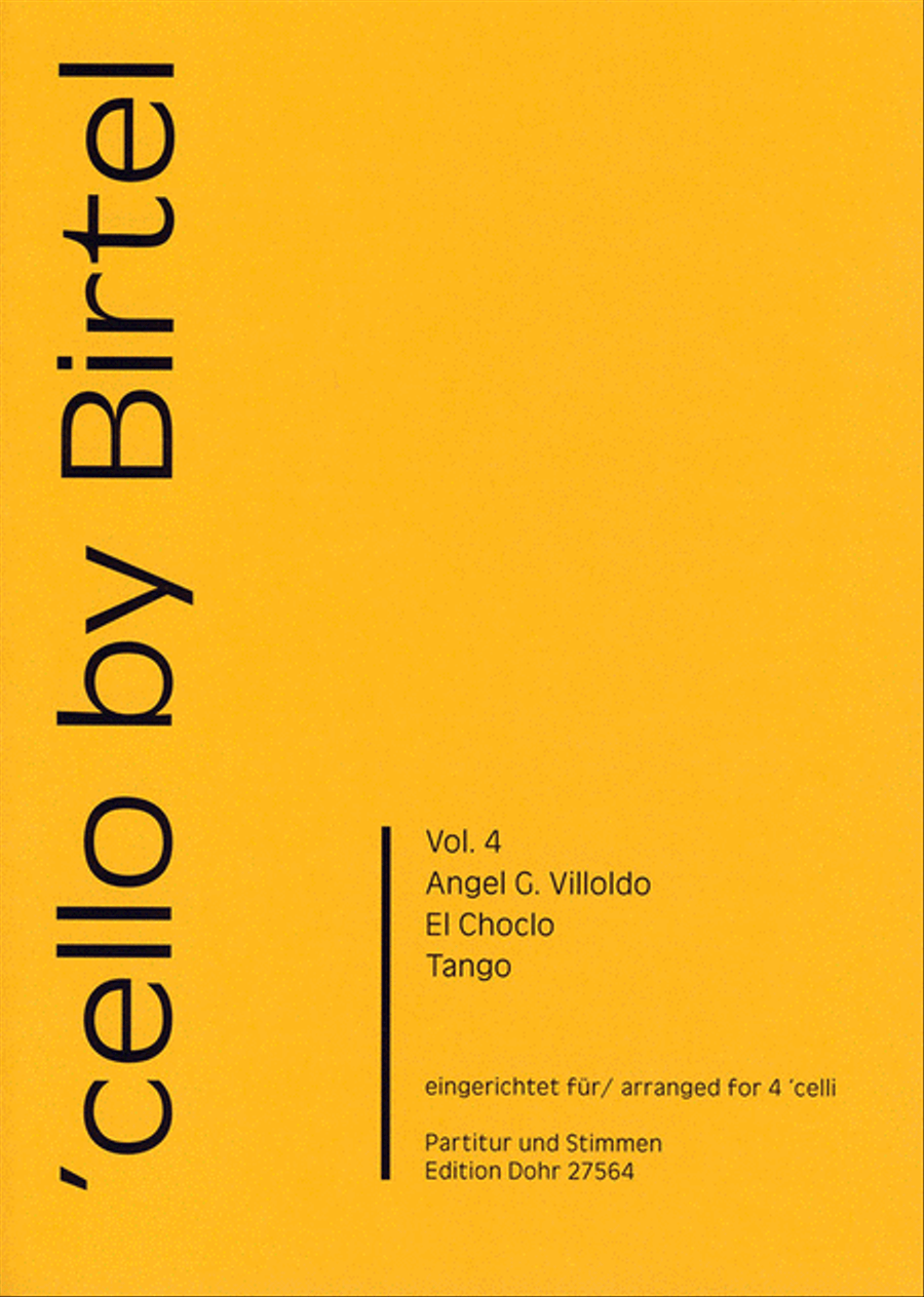 El Choclo -Tango- (für vier Violoncelli) Cello scores gallery preview page 1