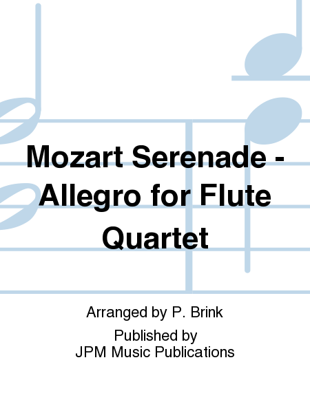 Mozart Serenade - Allegro for Flute Quartet