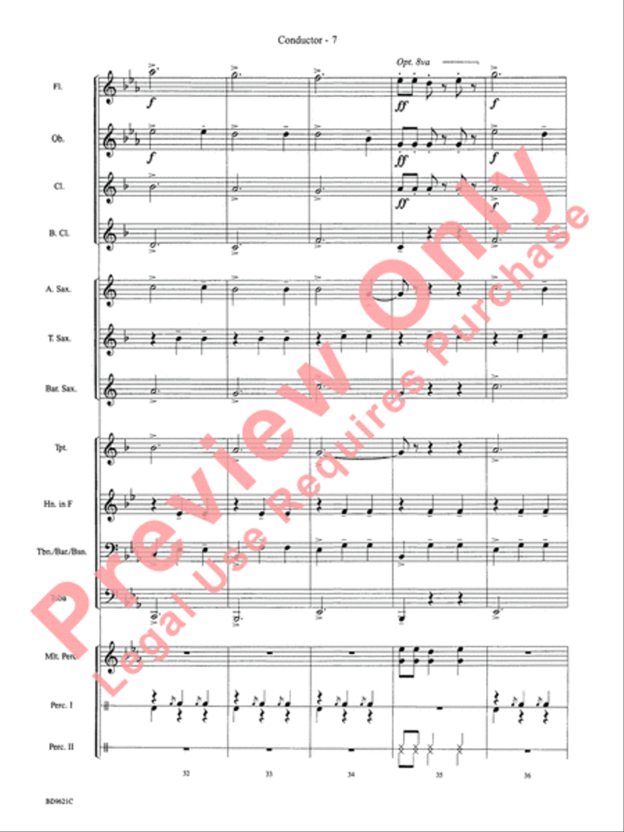 Waltz of the Flowers (from The Nutcracker Suite) Concert Band scores gallery preview page 10