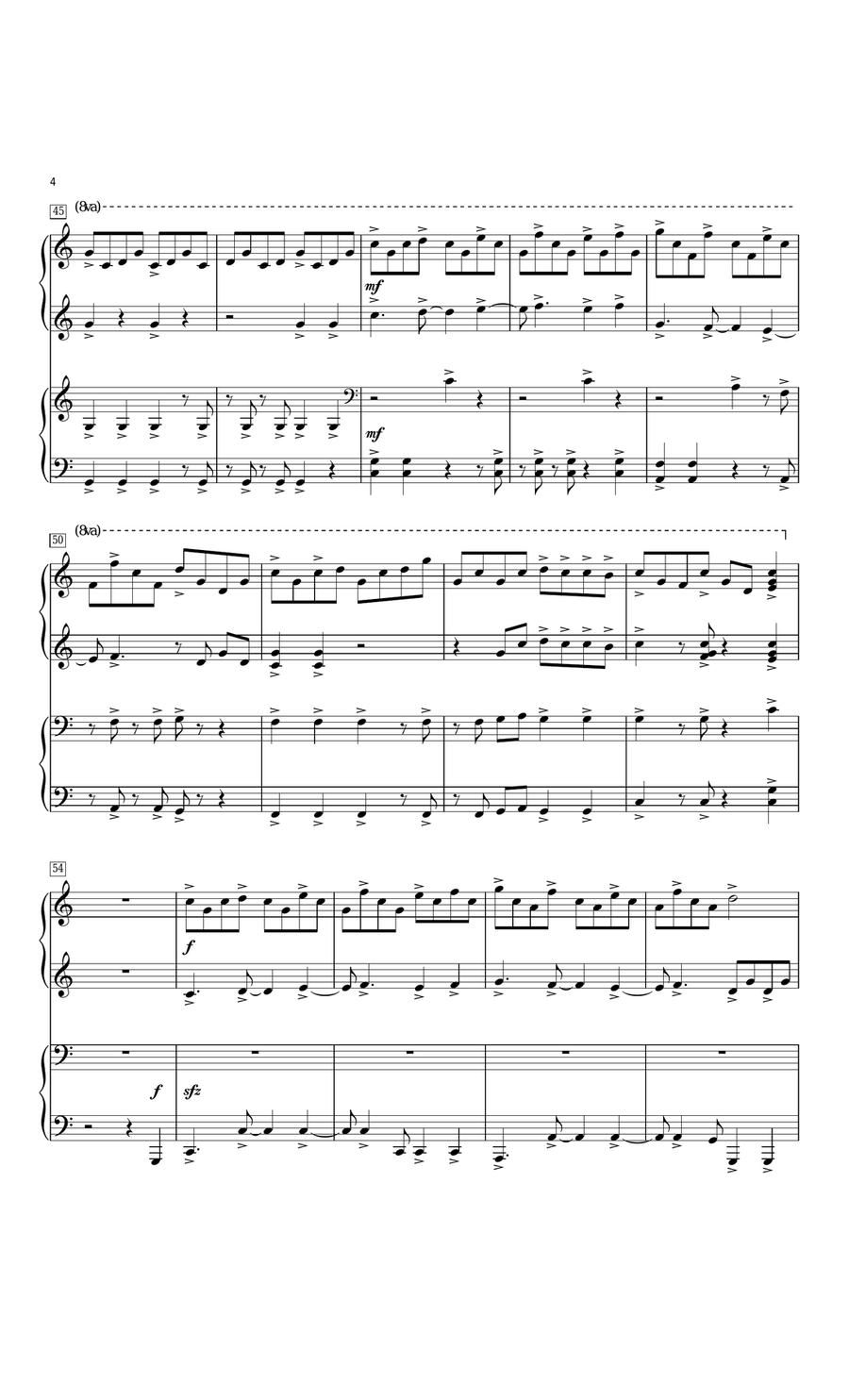 All Of Me 1 Piano, 4-Hands scores gallery preview page 4