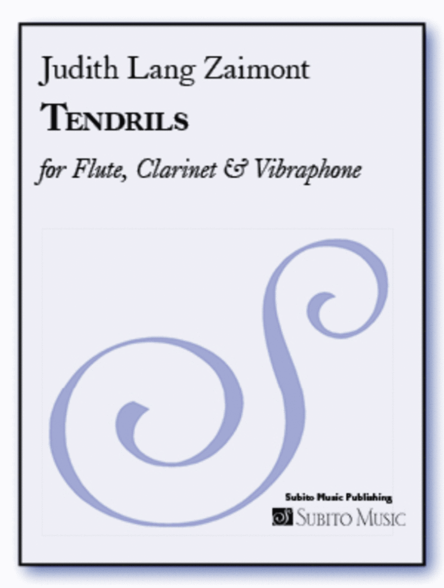 Tendrils Clarinet scores gallery preview page 1