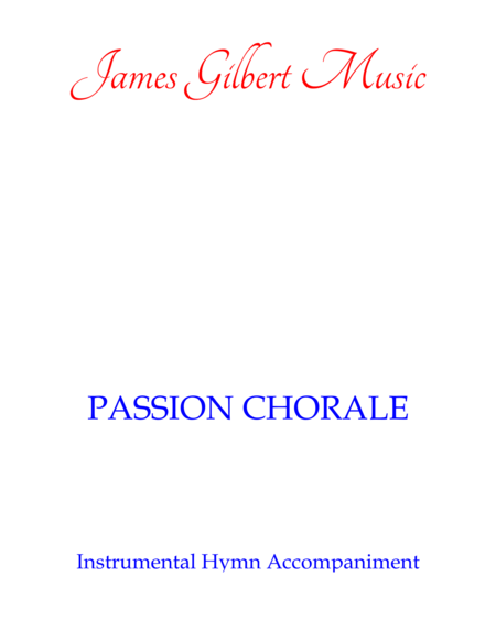 PASSION CHORALE image number null