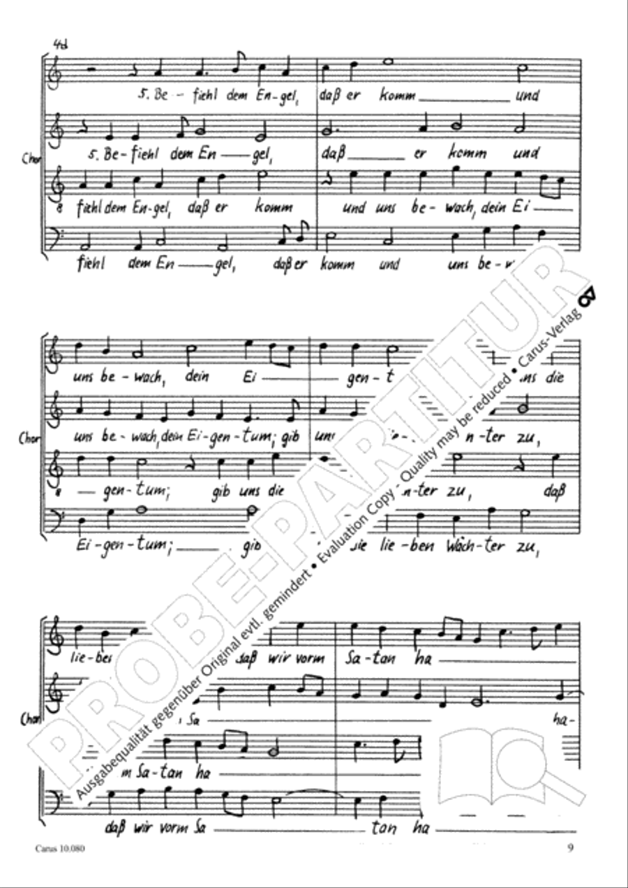 Christe, du bist der helle Tag SSATB scores gallery preview page 9