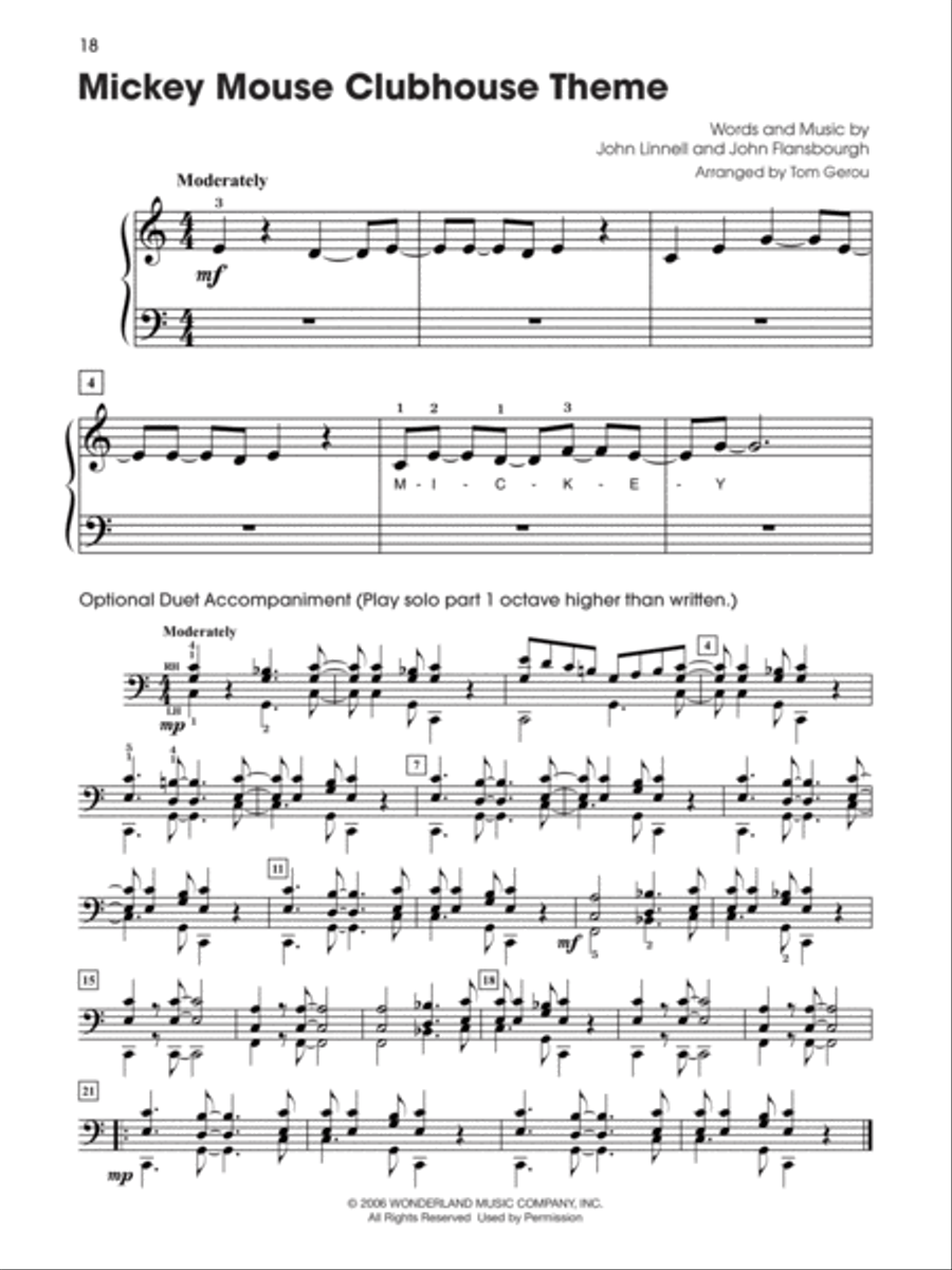 5 Finger Cartoon Party 5 Finger Cartoon Party Easy Piano scores gallery preview page 8