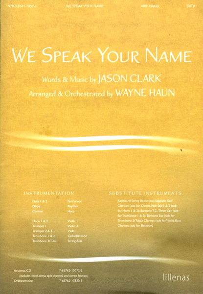 We Speak Your Name (Anthem)