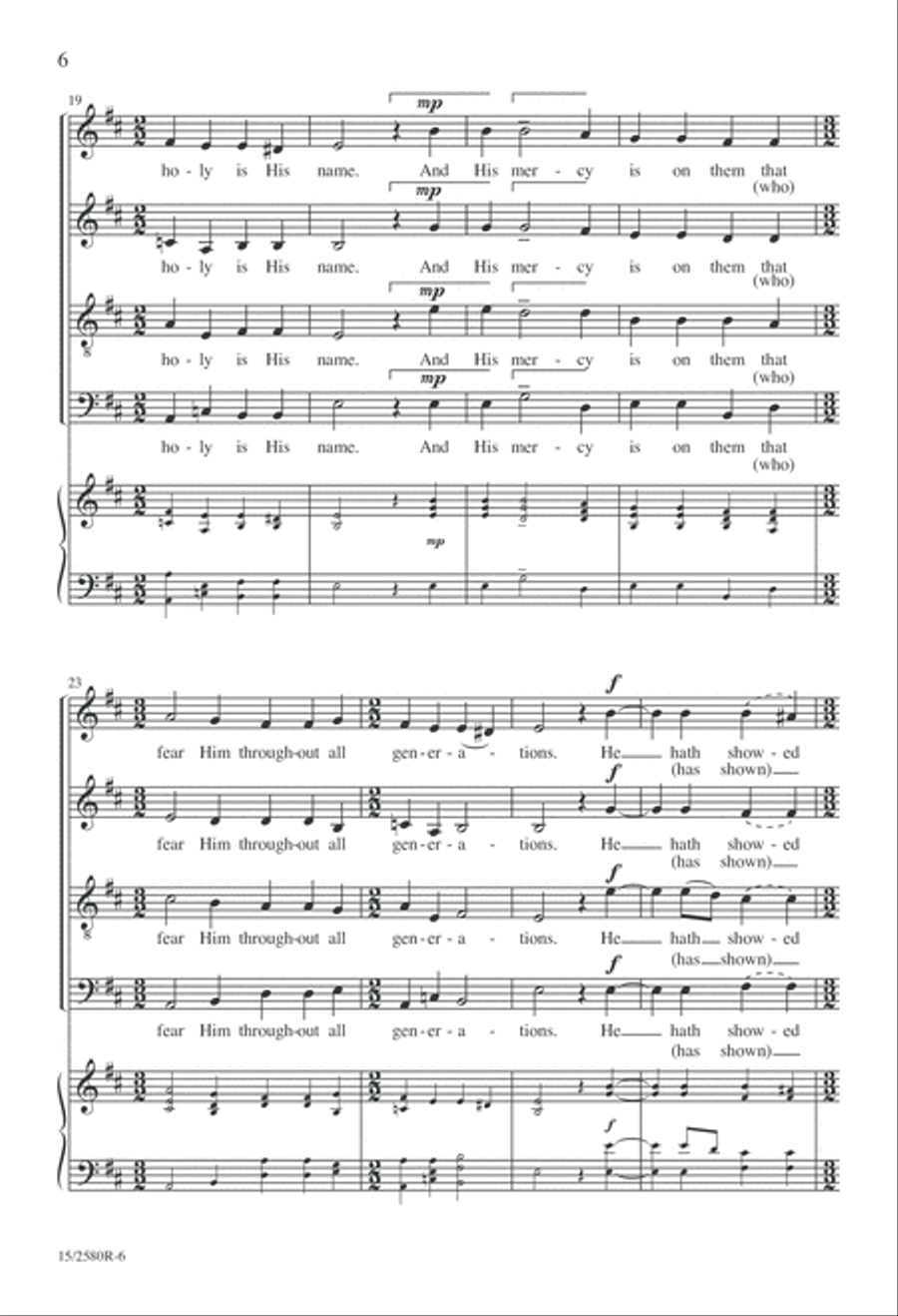 Magnificat from the 