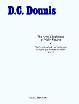 Book cover for The Artist's Technique Of Violin Playing