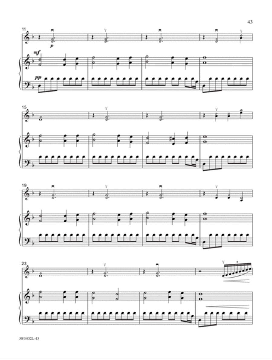 The Everlasting Song Violin Solo scores gallery preview page 17