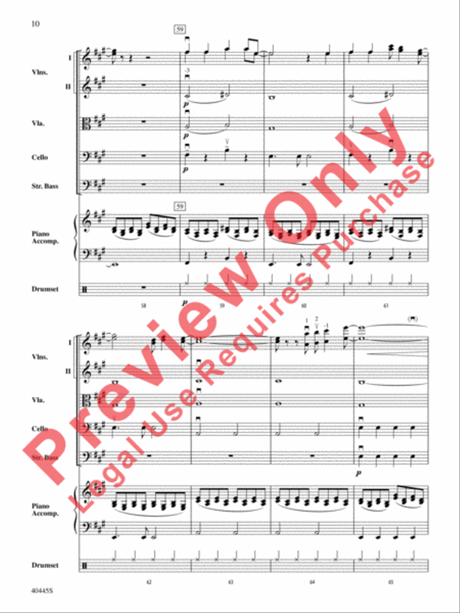 The Rolling Stones on Tour String Orchestra scores gallery preview page 11