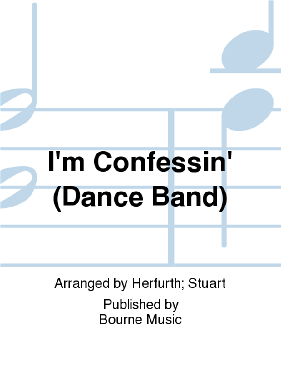 I'm Confessin' (Dance Band) Jazz Ensemble scores gallery preview page 1