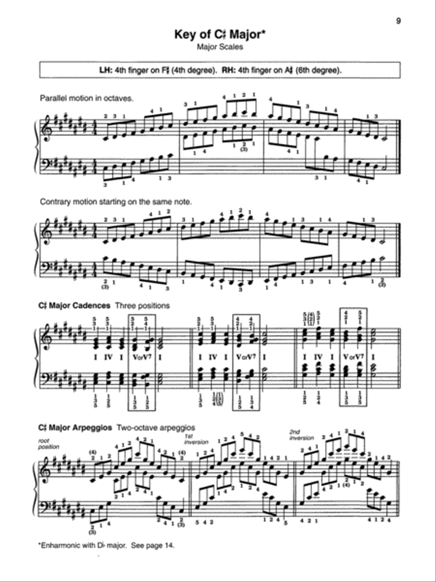 The First Book of Scales, Chords, Arpeggios & Cadences Piano Method scores gallery preview page 3
