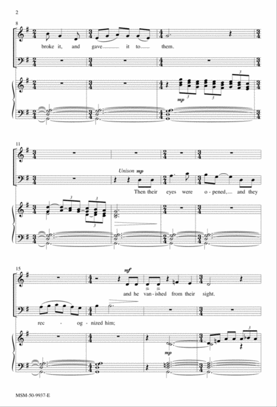 In the Breaking of the Bread 2-Part scores gallery preview page 3