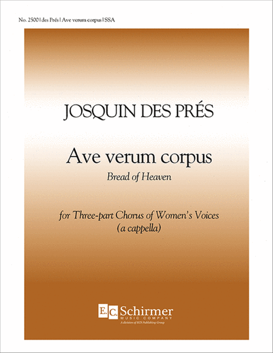 Ave verum Corpus (Bread of heaven) SSA scores gallery preview page 1