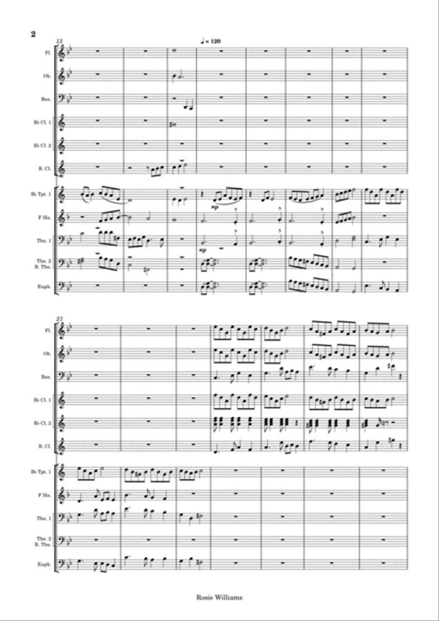 Fantasia Concert Band scores gallery preview page 3