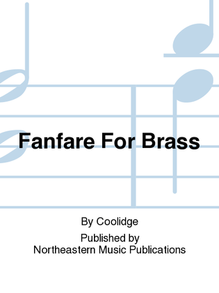 Book cover for Fanfare For Brass