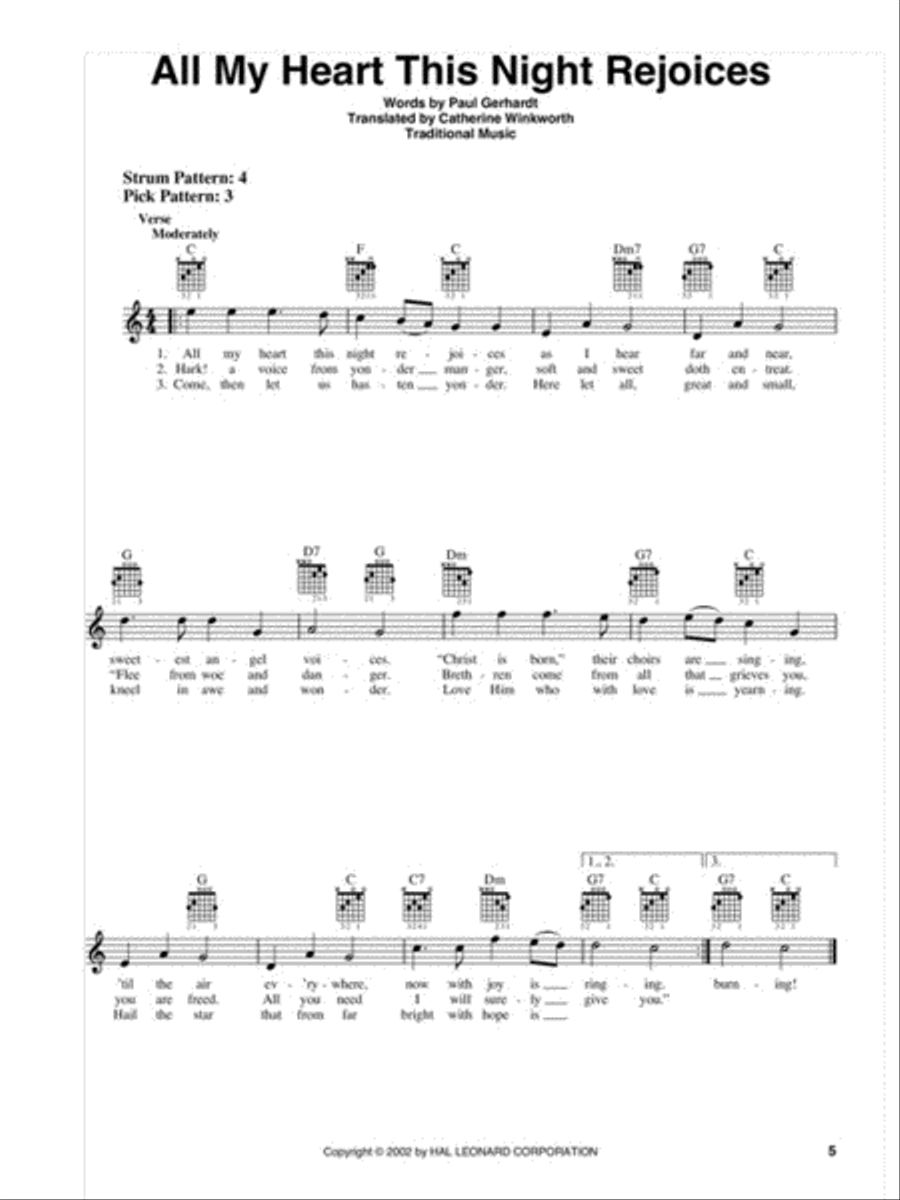 The Ultimate Guitar Christmas Fake Book – 2nd Edition Guitar scores gallery preview page 4