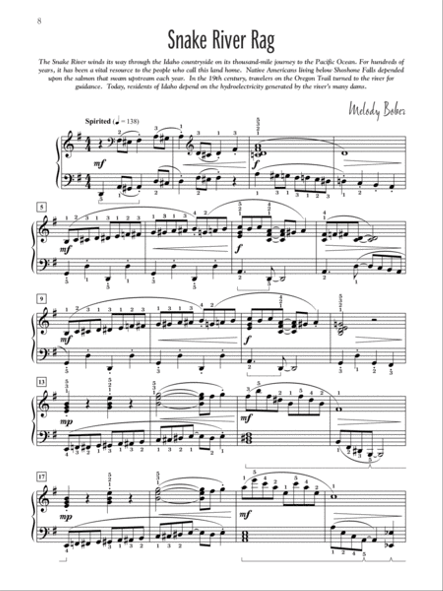 Idaho Gems Piano Solo scores gallery preview page 4