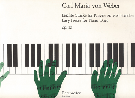 Easy Pieces. Piano four hands.