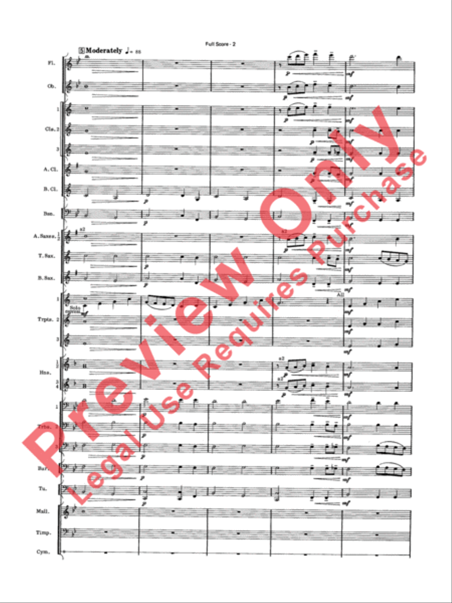 Have Yourself a Merry Little Christmas Concert Band scores gallery preview page 4